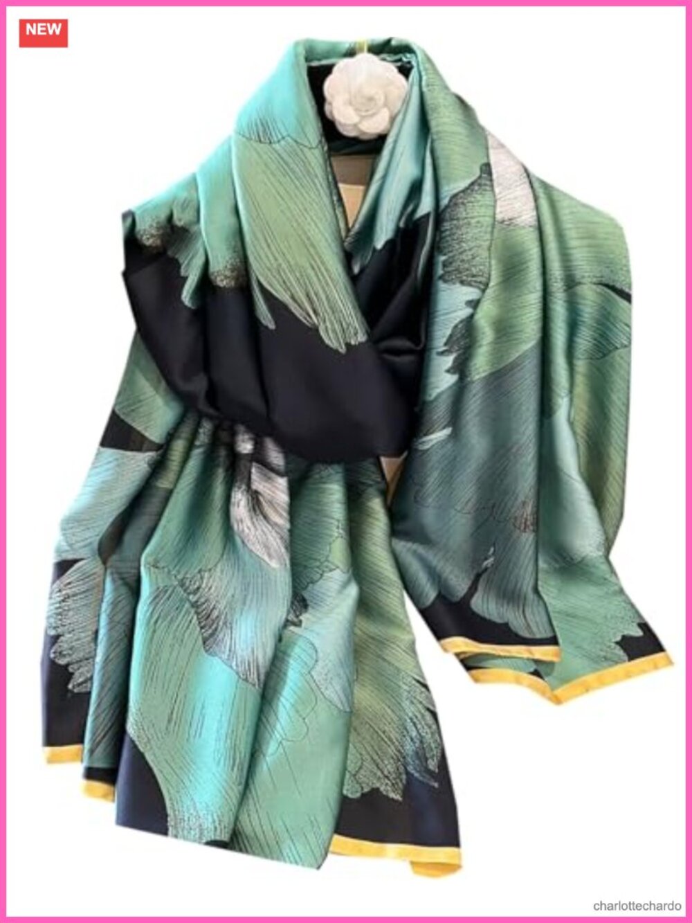 Women's Long Silky Satin Scarf Shawl Wrap Lightweight Dressy Fashion Cover Up
